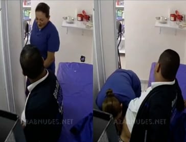 فضيحة الدكتورة مها المصرية في العيادة سكس مصري